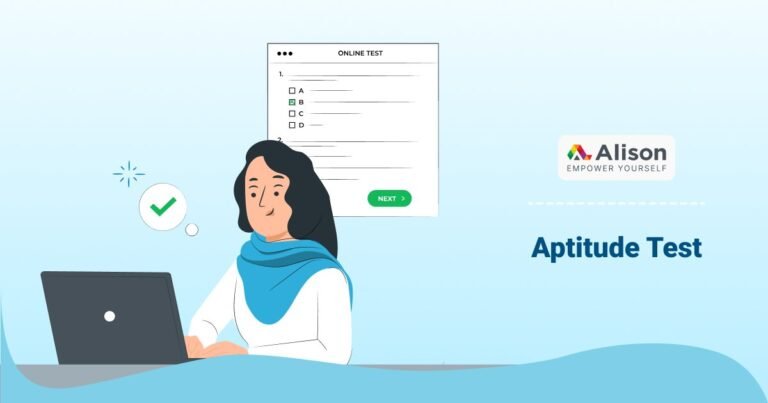 Official Alison visual for Alison Aptitude Test