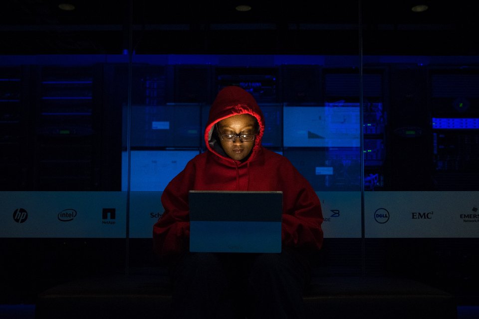 Woman Coding